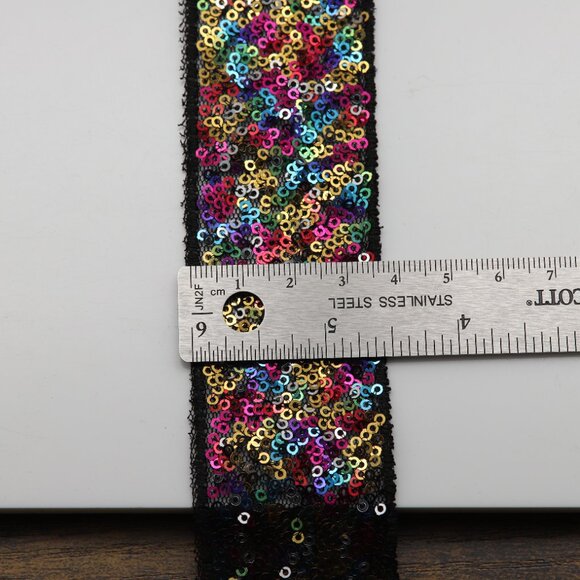 Fancy Brilliant Multi Color Choker  Adjustable chokers  (#61) - Picture 3 of 15